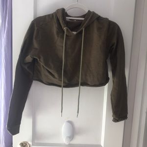 Green hoodie